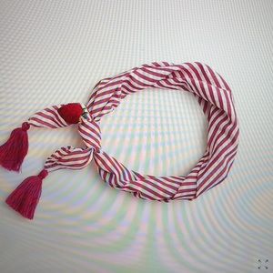 Jcrew Stripe bandana NWT